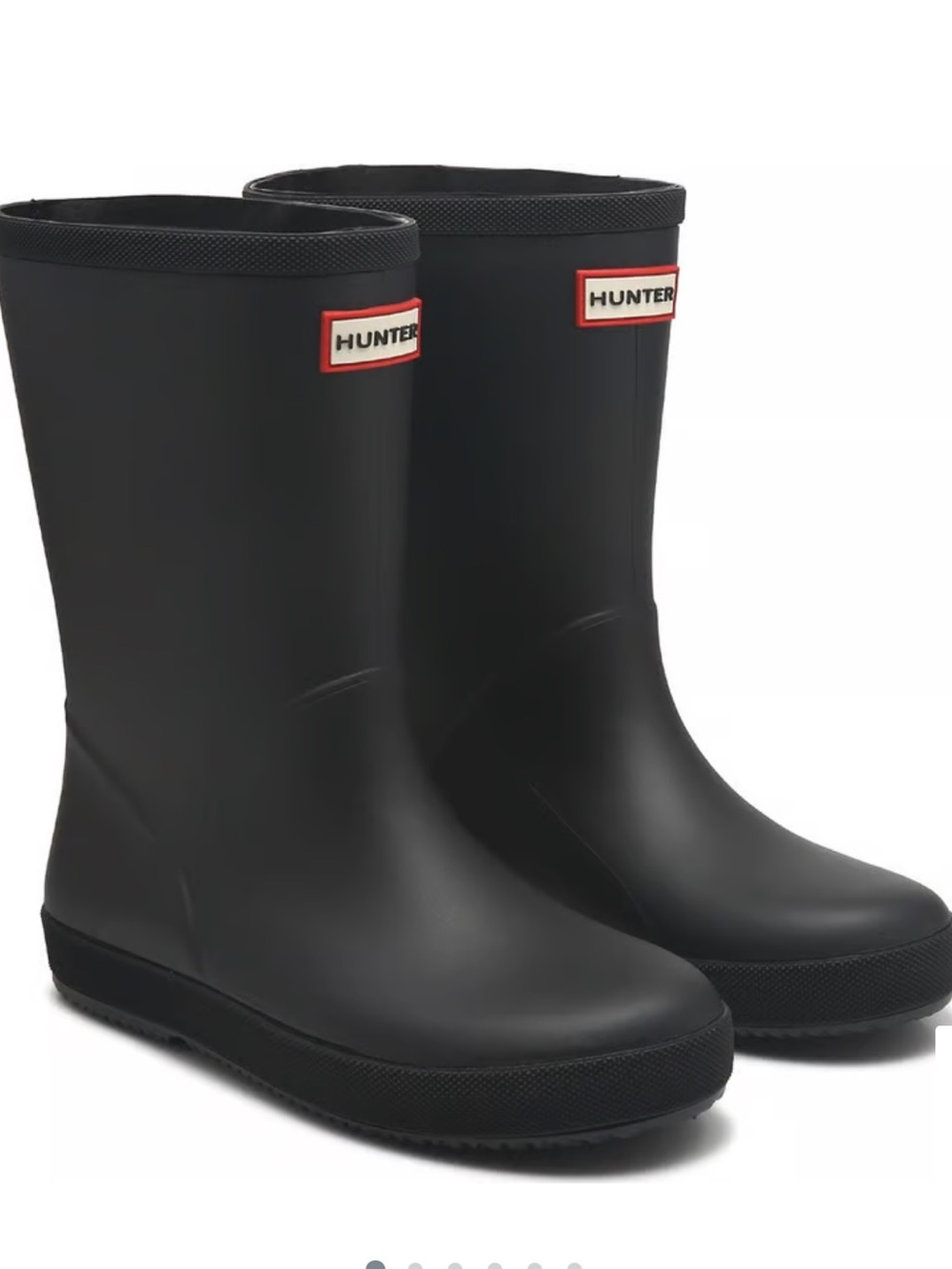 Hunter Kids Rain Boots - Black - Size 12